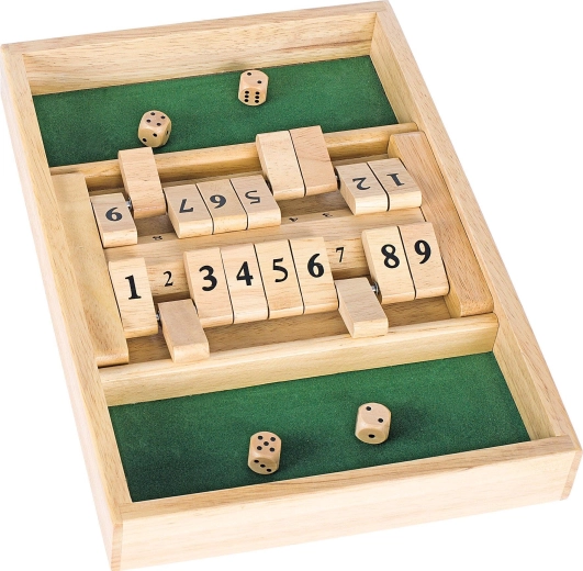 Double shut the box – puidust täringumäng