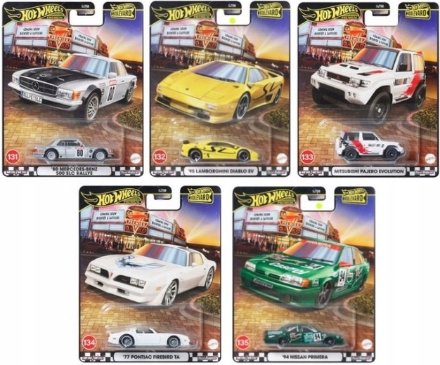 Hot Wheels Premium Boulevard – metallist kollektsioonimudelid mõõtkavas 1:64 Real Riders rehvidega