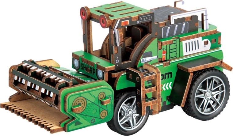 2Kids Toys 3D wooden combine harvester model kit