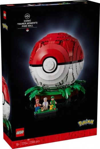 LEGO Pokémoni ikooniline Poké Ball treeneritega