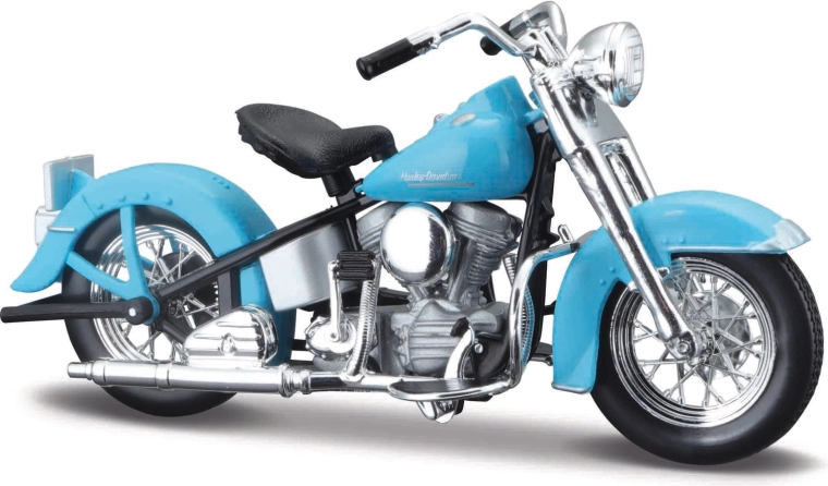 Maisto Harley-Davidson 1953 FL Hydra Glide 1:18 helesinine