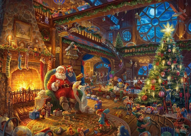 Puzzle Santaklausi töötuba 1000 tükki SCHMIDT