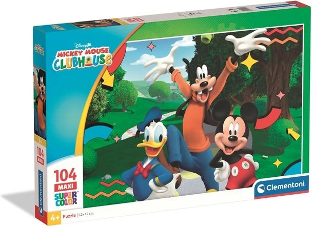 Clementoni SuperColor Mickey Mouse puzzle 104-piece maxi