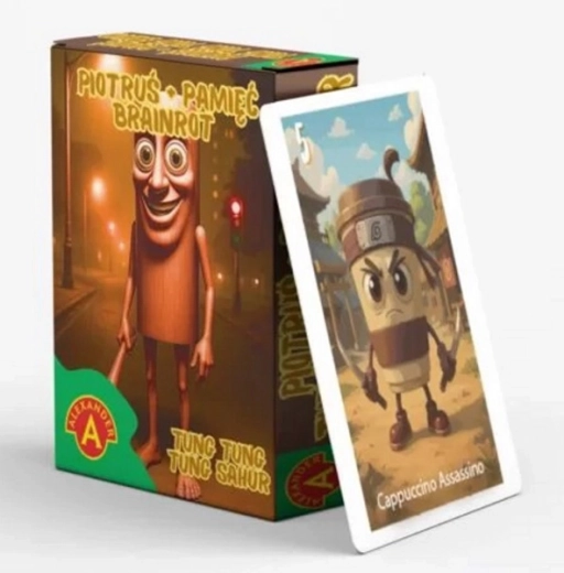Memory and card game Old Maid Brainrot – crazy AI edition