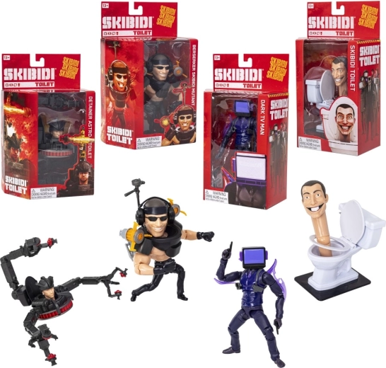 Skibidi Toilet deluxe figuur, seeria 2 (juhuslik valik)