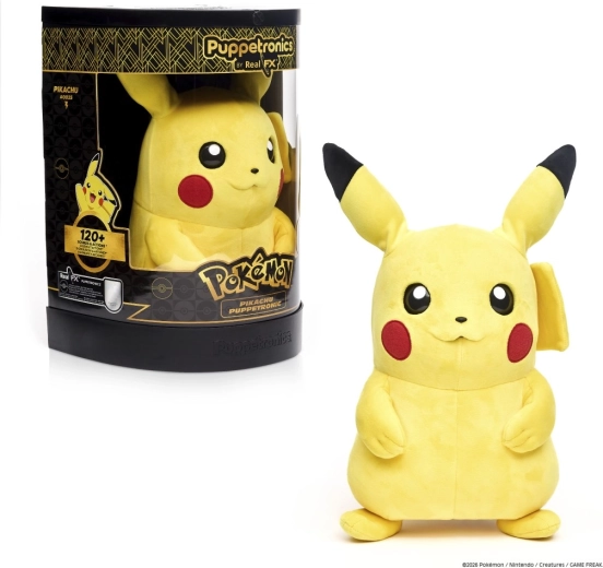 Pokémon Pikachu RealFX Puppetronic interaktiivne plüüsist nukk