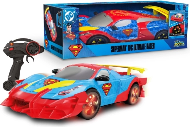 Kaugjuhitav võidusõiduauto Bladez Superman Metropolis City Racer