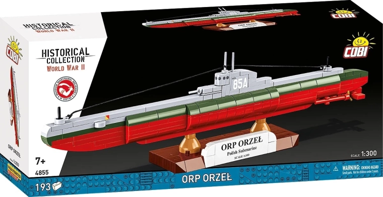 ORP ORZEŁ allveelaeva ehituskomplekt 1:300 – 193 detaili