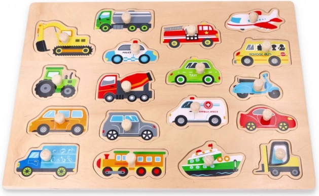 Suur puidust transporditeemaline puslelaud