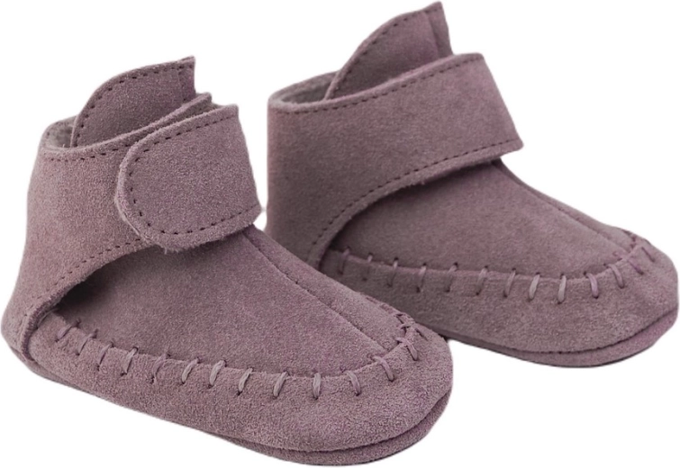 Lodger leather slippers walker mocassin mauve (15–18 months)