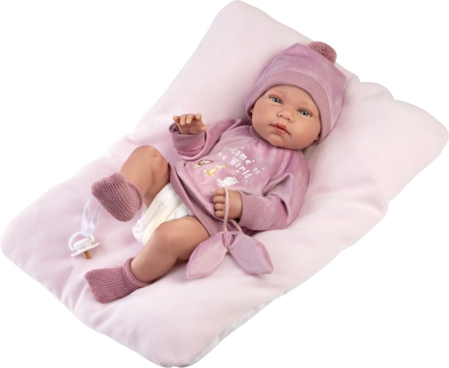 Llorens New Born vastsündinu tüdruk – realistlik beebinukk 43 cm