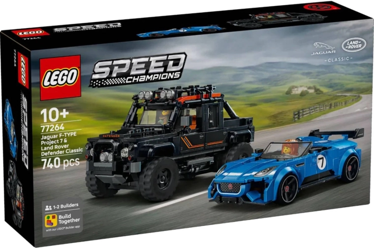 LEGO Speed Champions Jaguar Project 7 ja Land Rover Defender