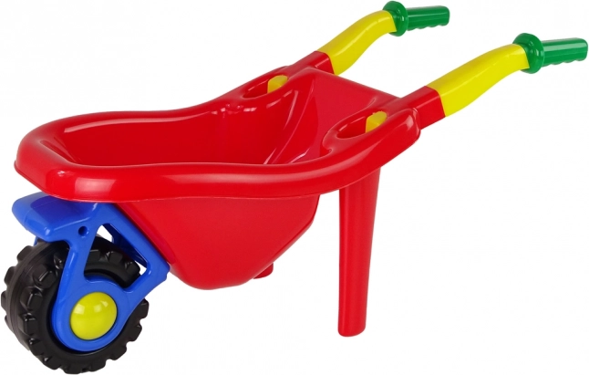 Large Colorful Garden Wheelbarrow Red