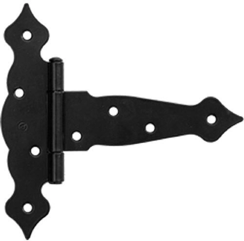 Dekoratiivne kolmnurkne hing 150 × 45 × 185 mm, must, teras 2,5 mm