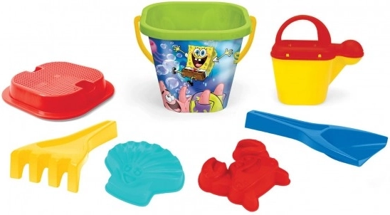 Liivakomplekt 7 osa SPONGEBOB, 3 värvi, võrkpakend