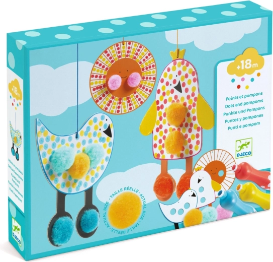 Djeco creative kit Pom-Poms in the Sky