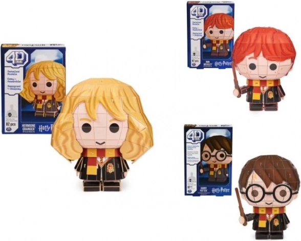 4D paberpuzzle HARRY POTTER – kokkupandavad tegelased