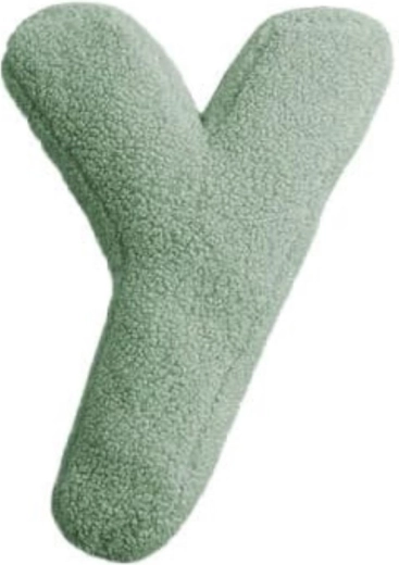 Mealini plush letter Y green - 1 piece