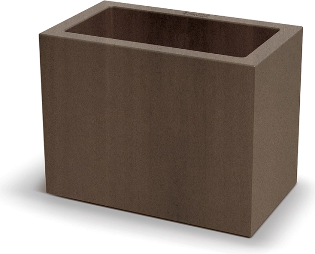 Ristkülikukujuline isekastmispott 58 cm, roostepruun
