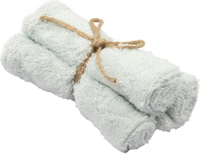 Timboo washcloth Riviera Blue (3 pcs)