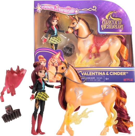Unicorn Academy figuurid Valentina ja Cinder 11,5 cm