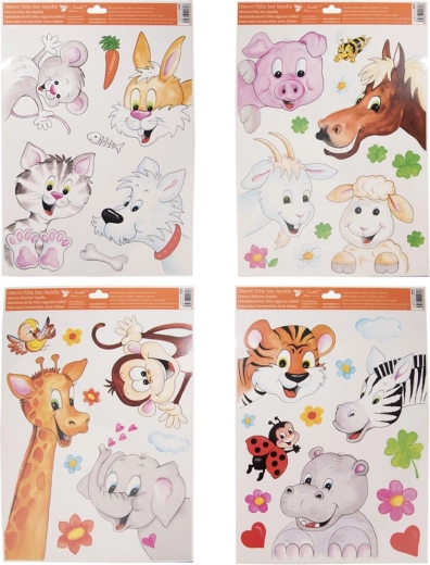Kids’ Window Film – Animals 30 × 42 cm
