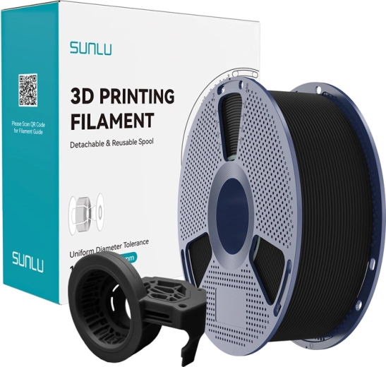 Sunlu PETG suure kiirusega matt filament – must