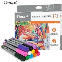 Acrylic marker set (12 pcs)