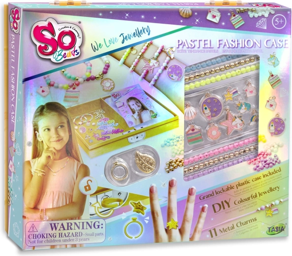 Tasia jewelry-making set with metal charms