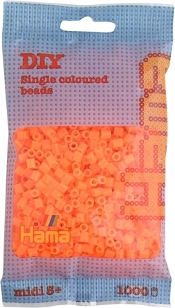 Hama Midi iron-on beads orange 1000 pcs