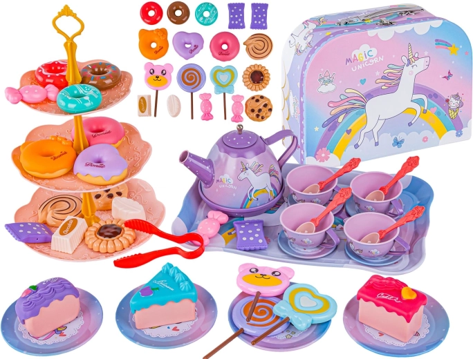 Laste teekomplekt Magic Unicorn kohvris 48-osaline