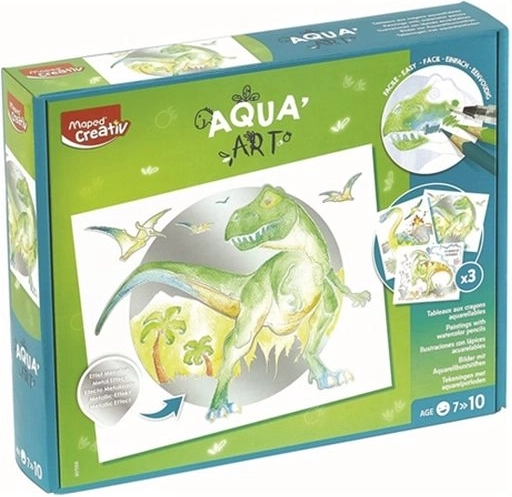 Maped Creativ AquaArt akvarellipildid dinosaurused