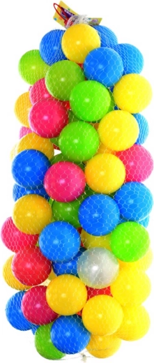 Colorful baby ball pit balls 6 cm (100 pcs)