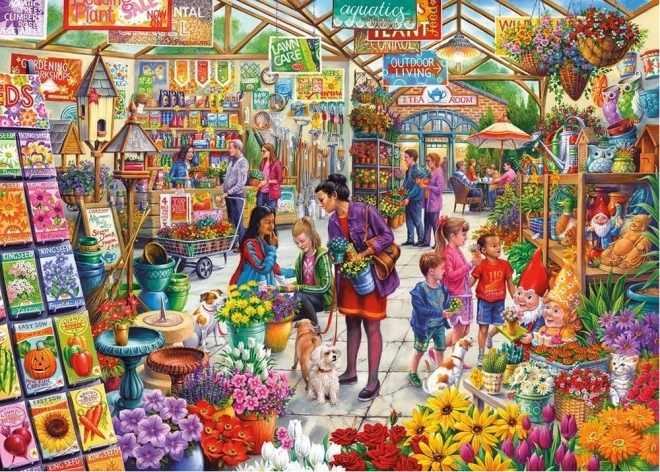 Puzzle „Aedniku rõõm“ 1000 tükki GIBSONS