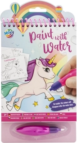 Painting with Water ükssarvik – veega värvimisraamat pintsliga