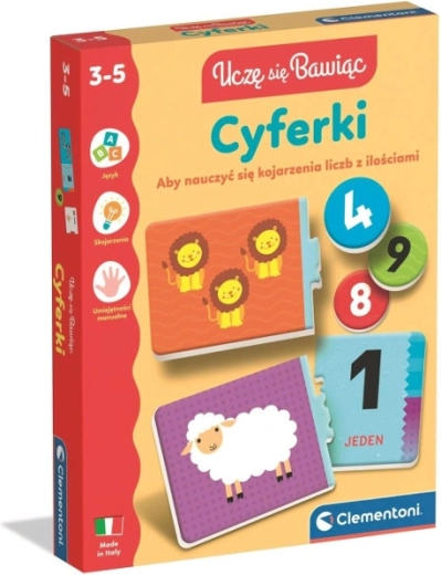 Cyferki – hariv loomadega haridusmäng numbrite õppimiseks