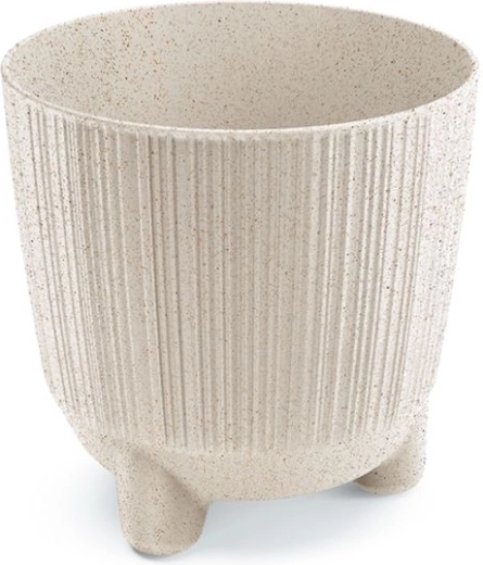 Lillepott Ryfo N Eco Wood 14,5 cm valge