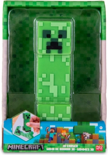 Minecrafti 3D kustutuskumm Creeper