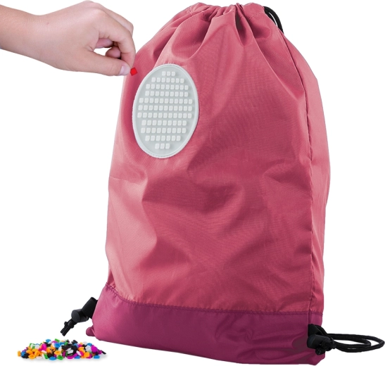 Pixie Crew Pink Drawstring Backpack