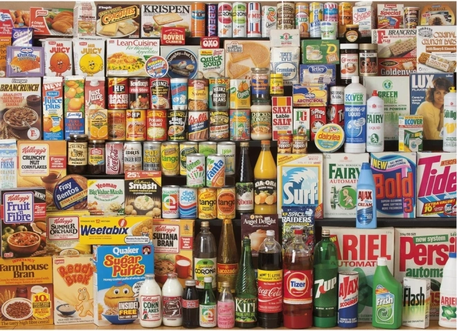 Puzzle GIBSONS Aasta 1980 Ostukorv 1000 tükki