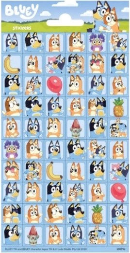 Bluey mini kleepsud – 60 tk