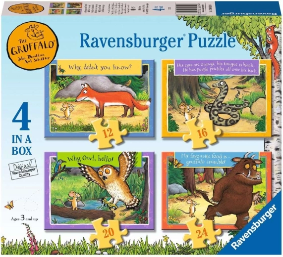 Ravensburger Gruffalo puzzle: fairy-tale stories 4-in-1