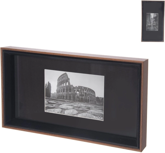 Puidust pildiraam pruun 32 × 3 × 17 cm (2 varianti)