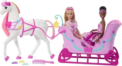 Barbie Pähklipureja kelk hobusega