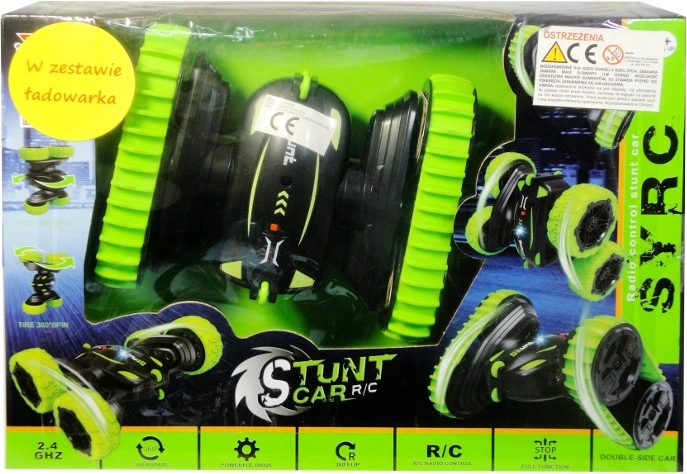 Racing RC remote-controlled car with charger