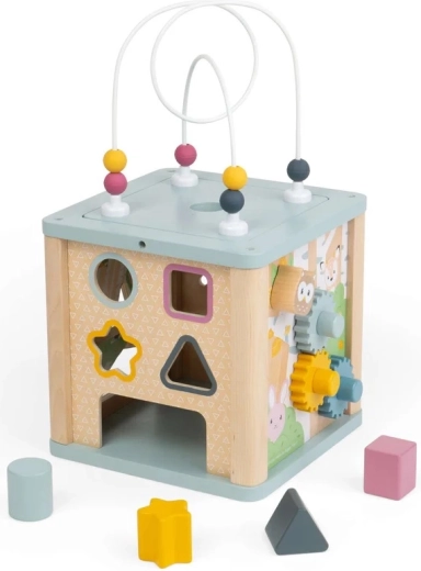 Bigjigs Toys motoorika aktiivsuskuubik labürindiga