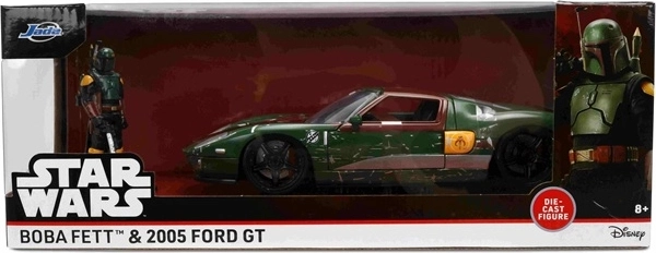 Jada Star Wars Ford GT 2005 mõõtkavas 1:24 Boba Fetti figuuriga