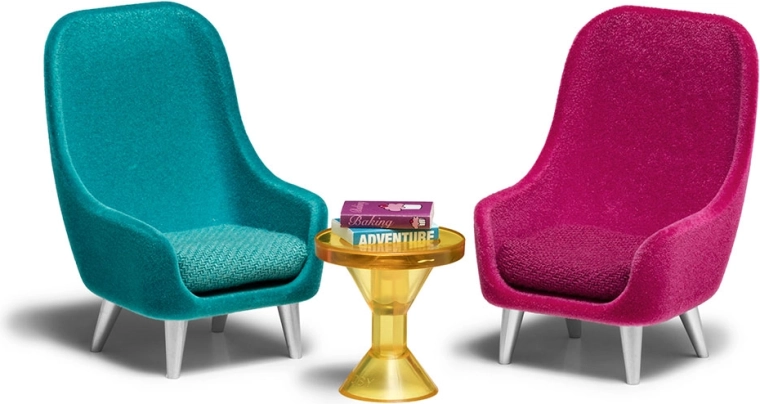 Lundby tugitoolide ja lauakese komplekt nukumajja