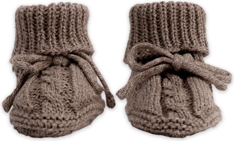Lodger kootud beebipapud knit cable buffalo 0–6 kuud - 1 tk