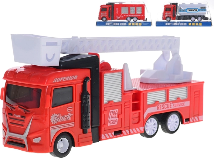 Friction-Powered Truck 19 cm
